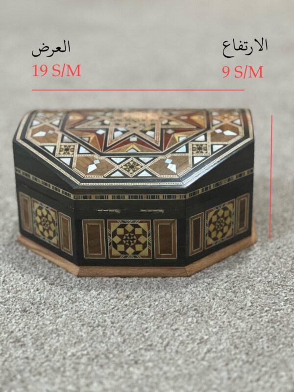 صندوق موزاييك ثماني الأضلاع