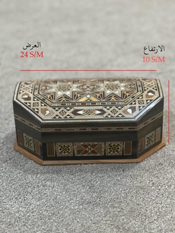 صندوق موزاييك سداسي طويل 10سم * 24سم